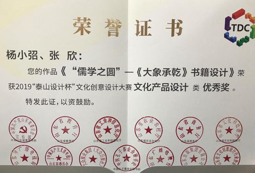 艺术学院在2019泰山设计杯文化创意设计大赛中荣获佳绩